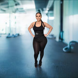 Double snatch - Compression and Back support belt-Double belt waist trainer-Snatched Fitness