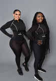 Double snatch - Compression and Back support belt-Double belt waist trainer-Snatched Fitness