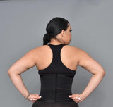 Double snatch - Compression and Back support belt-Double belt waist trainer-Snatched Fitness